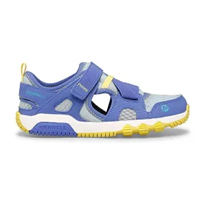 Merrell Hydro Free Roam Monarch Sandal, Marlin/Limelight, 13 US Unisex Big Kid
