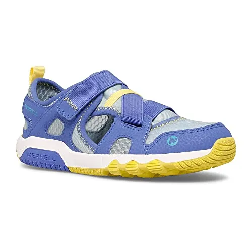 Merrell Hydro Free Roam Monarch Sandal, Marlin/Limelight, 13 US Unisex Big Kid