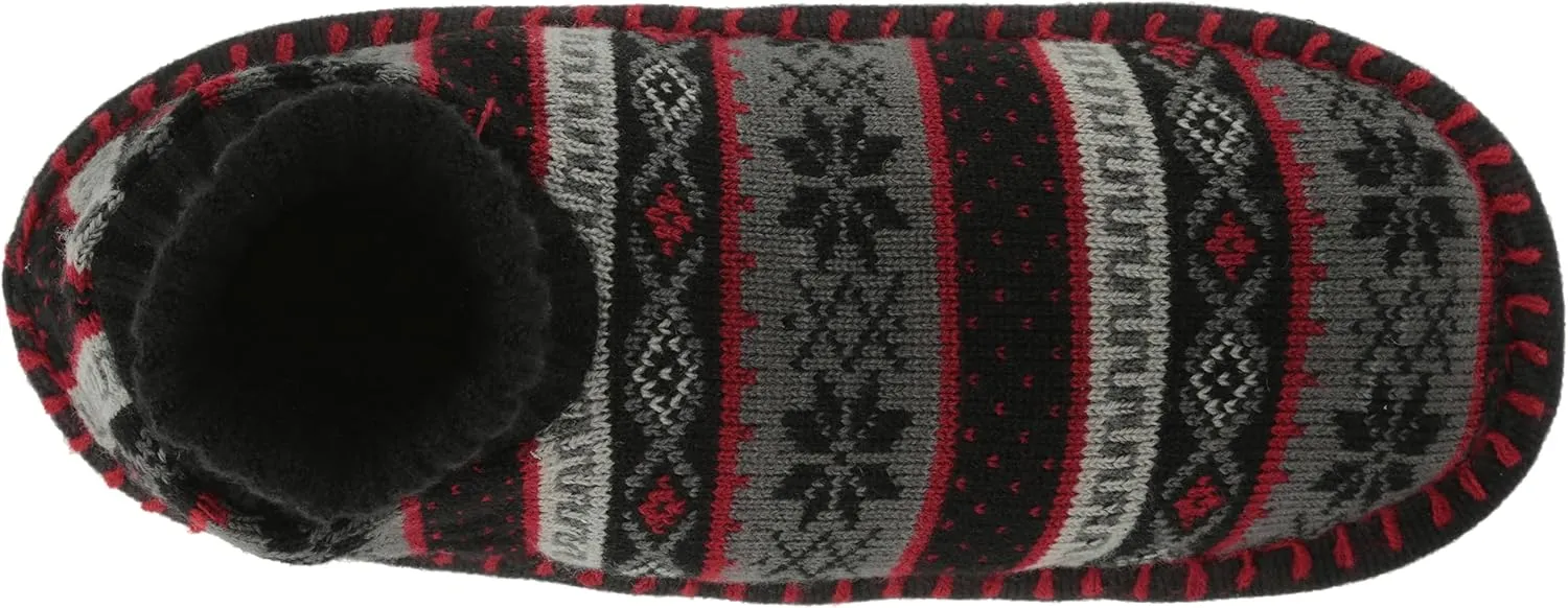 MUK LUKS Men's Cuff Bootie Slipper