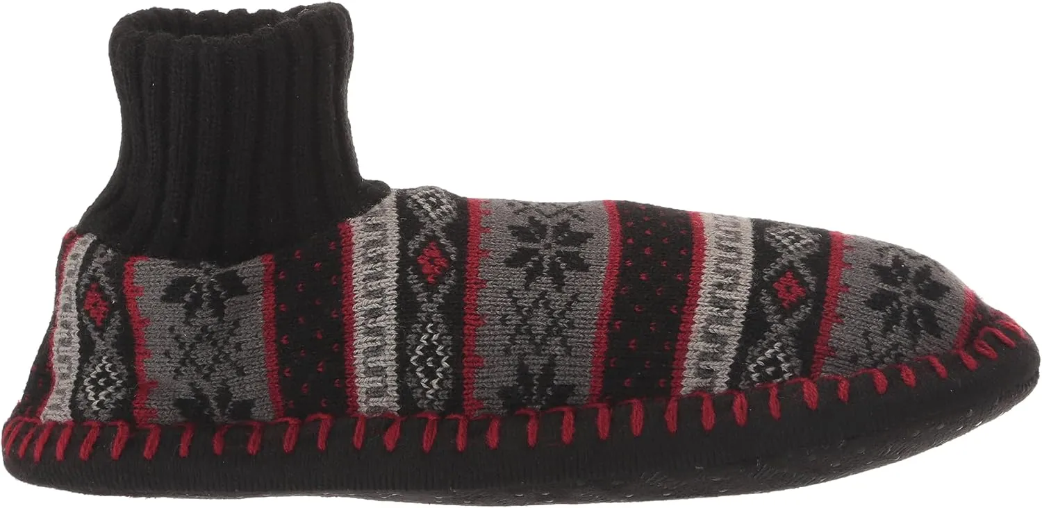 MUK LUKS Men's Cuff Bootie Slipper