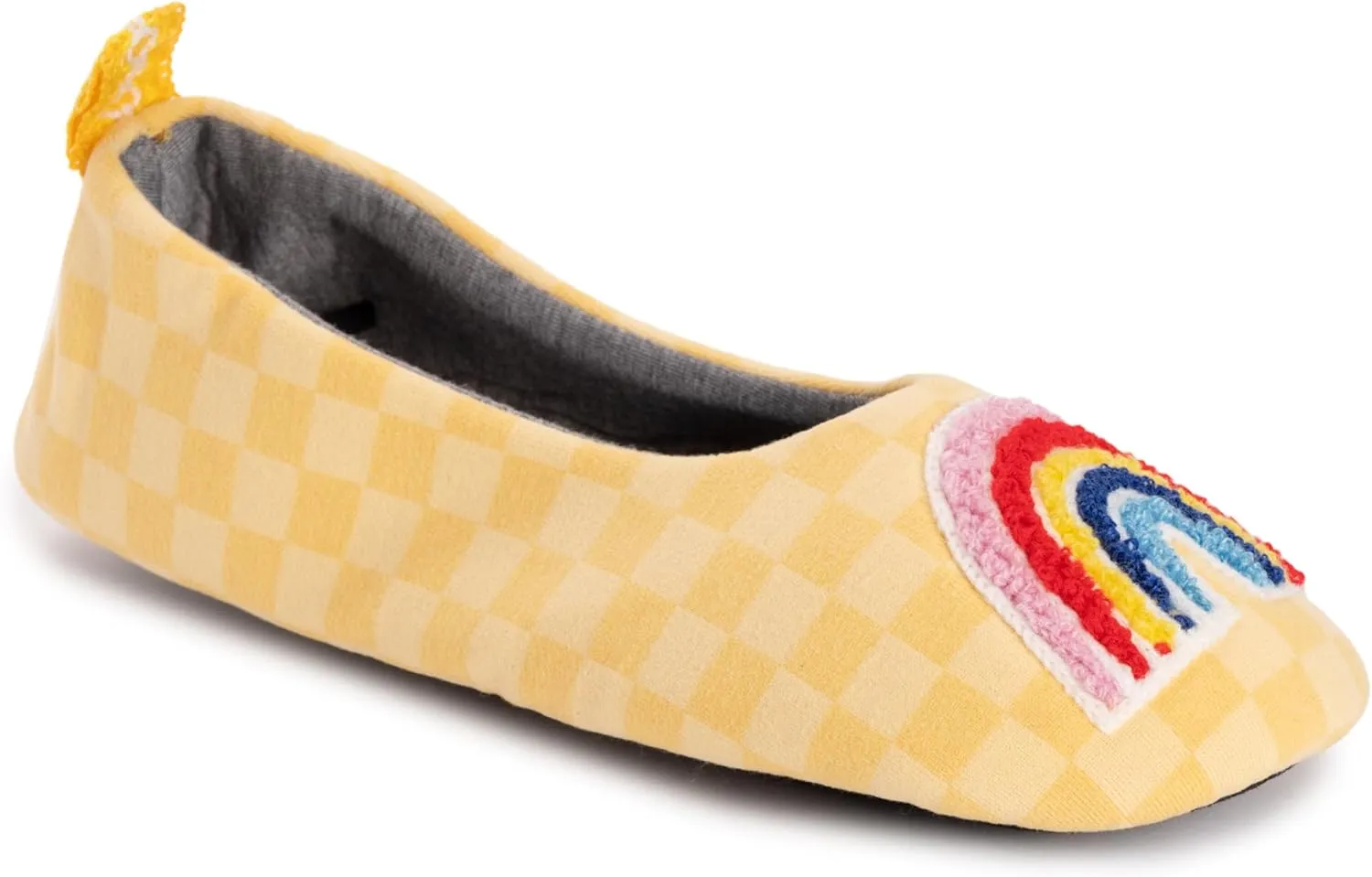 MUK LUKS Women's Cozy Ballerina Slipper with Sherpa Lining