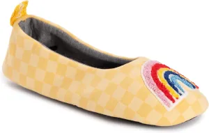 MUK LUKS Women's Cozy Ballerina Slipper with Sherpa Lining