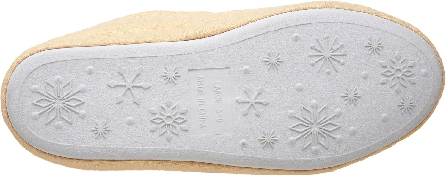 MUK LUKS Women's I Luv Planet Earth Waffle Slipper