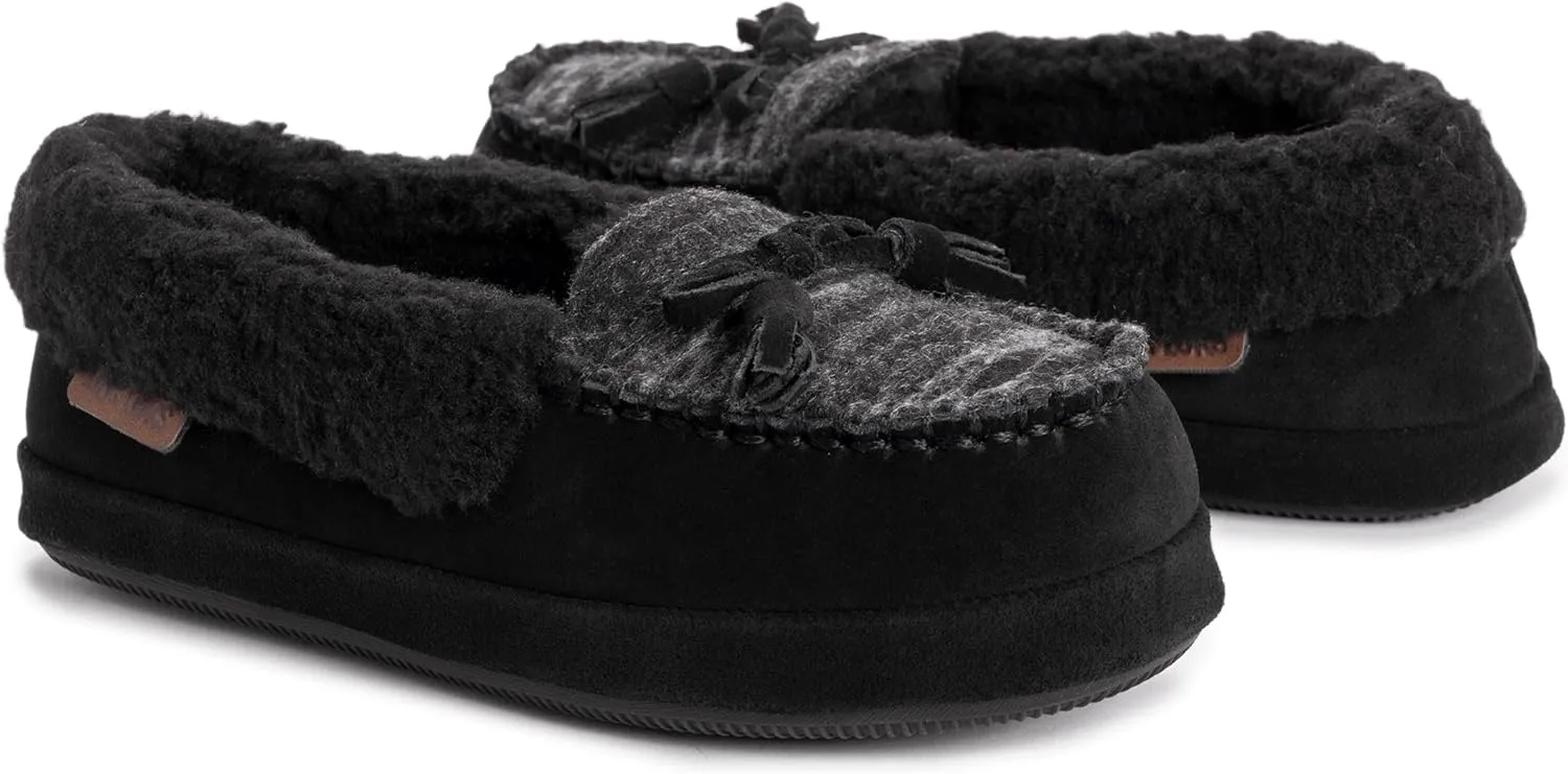MUK LUKS Women's Leather Goods Sia Moccasin Slipper