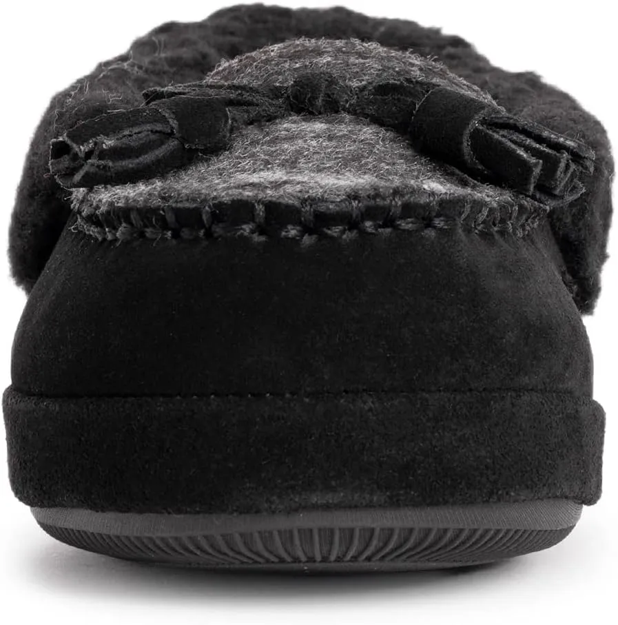 MUK LUKS Women's Leather Goods Sia Moccasin Slipper