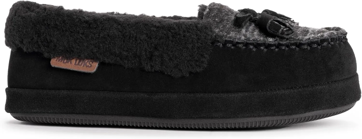 MUK LUKS Women's Leather Goods Sia Moccasin Slipper