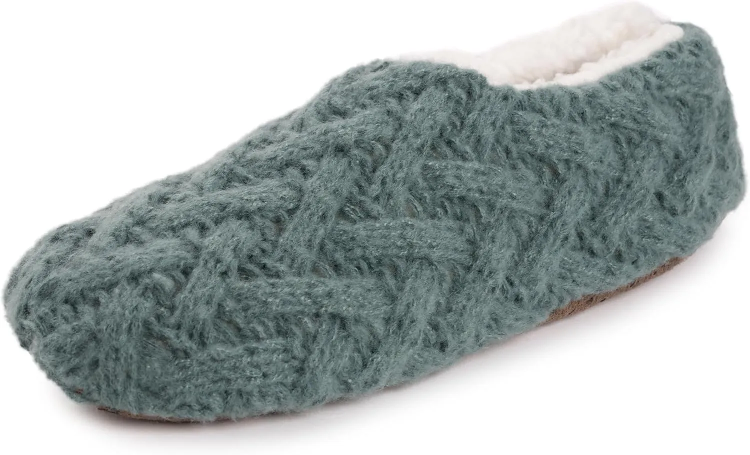 MUK LUKS Women's Sweater Knit Ballerina Slipper