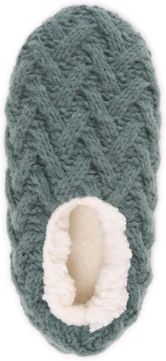 MUK LUKS Women's Sweater Knit Ballerina Slipper