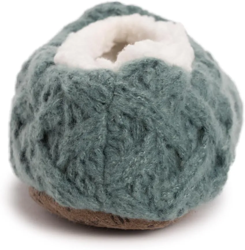 MUK LUKS Women's Sweater Knit Ballerina Slipper