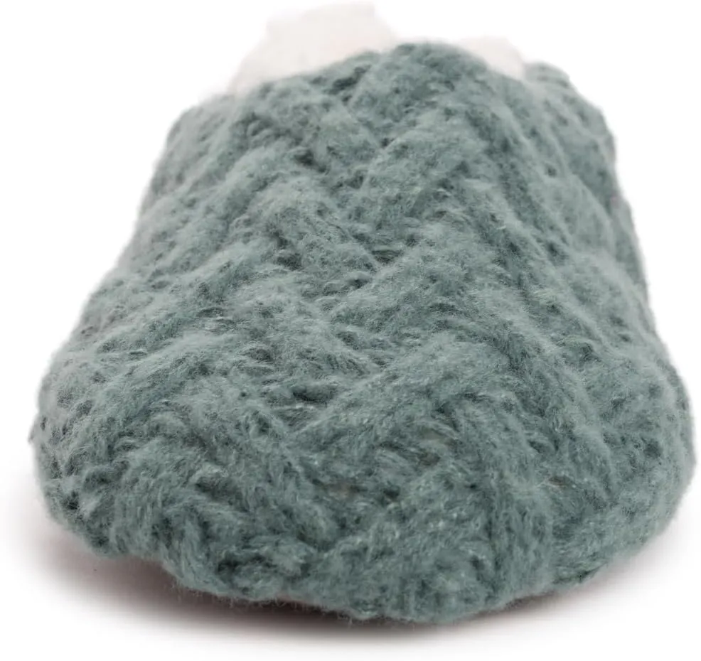 MUK LUKS Women's Sweater Knit Ballerina Slipper