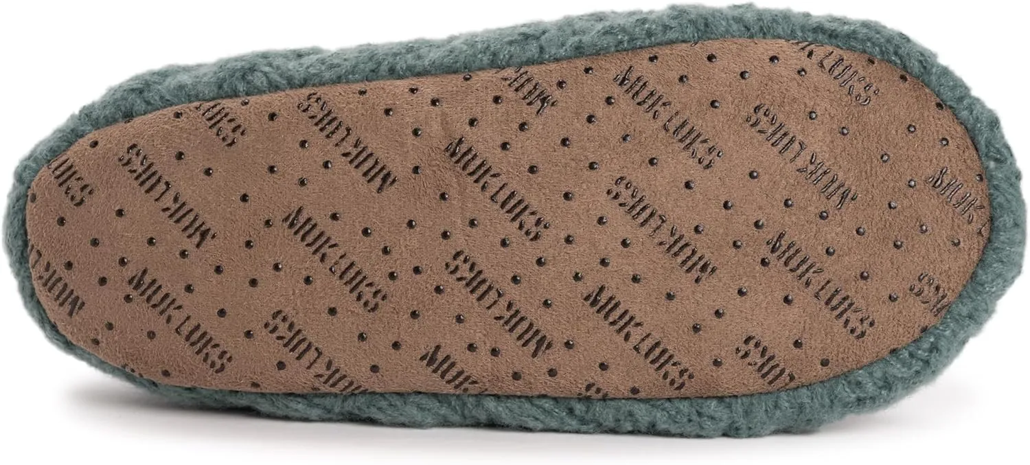 MUK LUKS Women's Sweater Knit Ballerina Slipper