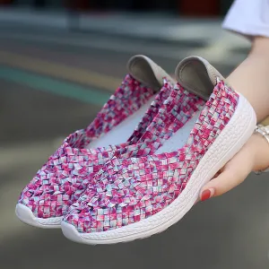 Nanccy Comfortable Flat Cutout Casual Shoes