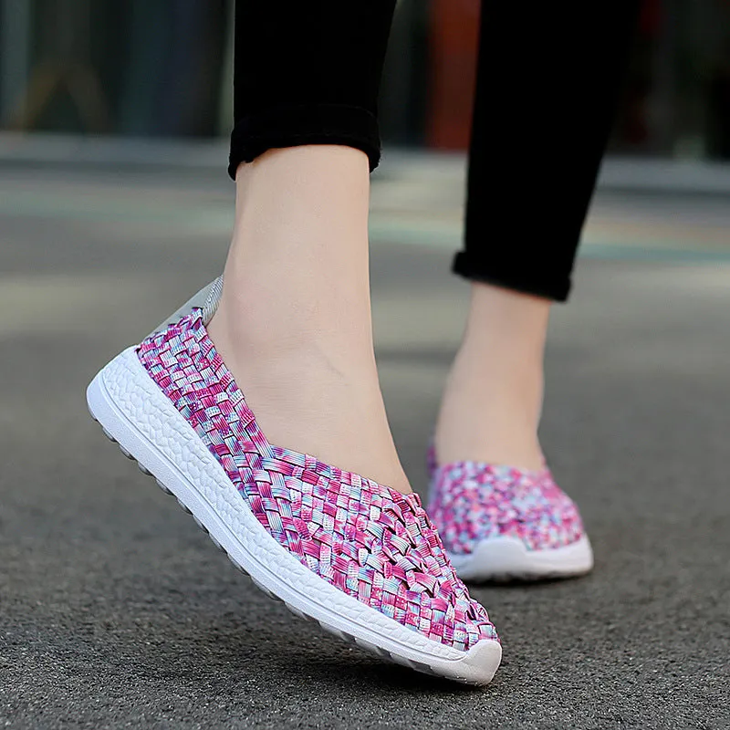 Nanccy Comfortable Flat Cutout Casual Shoes