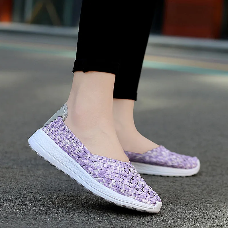Nanccy Comfortable Flat Cutout Casual Shoes