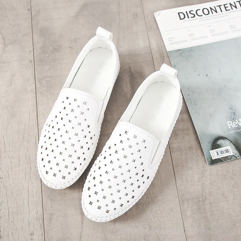 Nanccy Hollow Flat Breathable Shoes