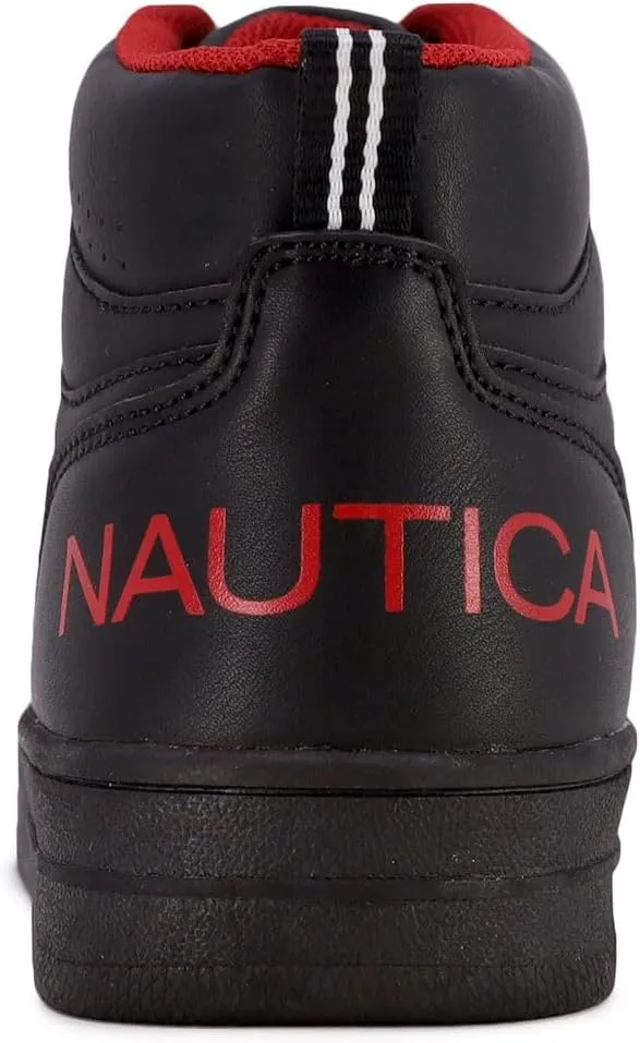 Nautica Kids Sneaker: Lace-Up Fashion Shoe with Boot-Like High Top Design for Boys and Girls (Big Kid/Little Kid Sizes) - Horizon