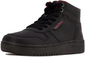 Nautica Kids Sneaker: Lace-Up Fashion Shoe with Boot-Like High Top Design for Boys and Girls (Big Kid/Little Kid Sizes) - Horizon