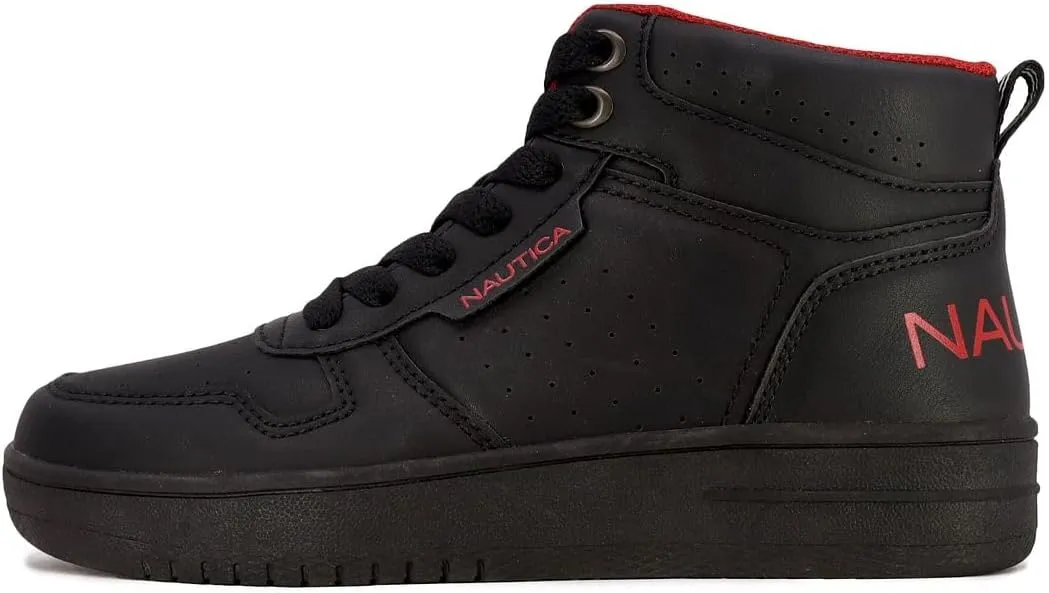 Nautica Kids Sneaker: Lace-Up Fashion Shoe with Boot-Like High Top Design for Boys and Girls (Big Kid/Little Kid Sizes) - Horizon
