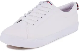 Nautica Women’s Lace-Up Fashion Sneakers – Low-Top Casual Walking & Tennis Shoes with Platform or Regular Heel