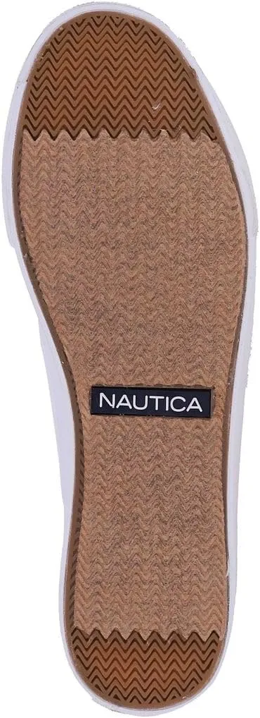 Nautica Women’s Lace-Up Fashion Sneakers – Low-Top Casual Walking & Tennis Shoes with Platform or Regular Heel