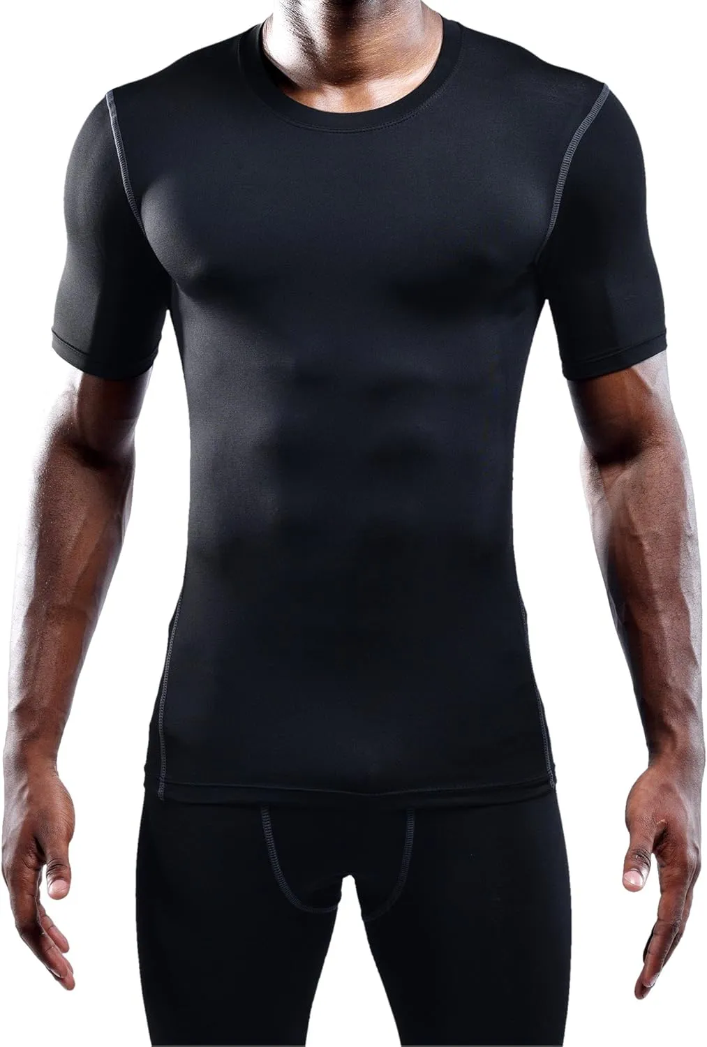 NELEUS Men's 3 Pack Athletic Compression Base Layer Workout Shirt