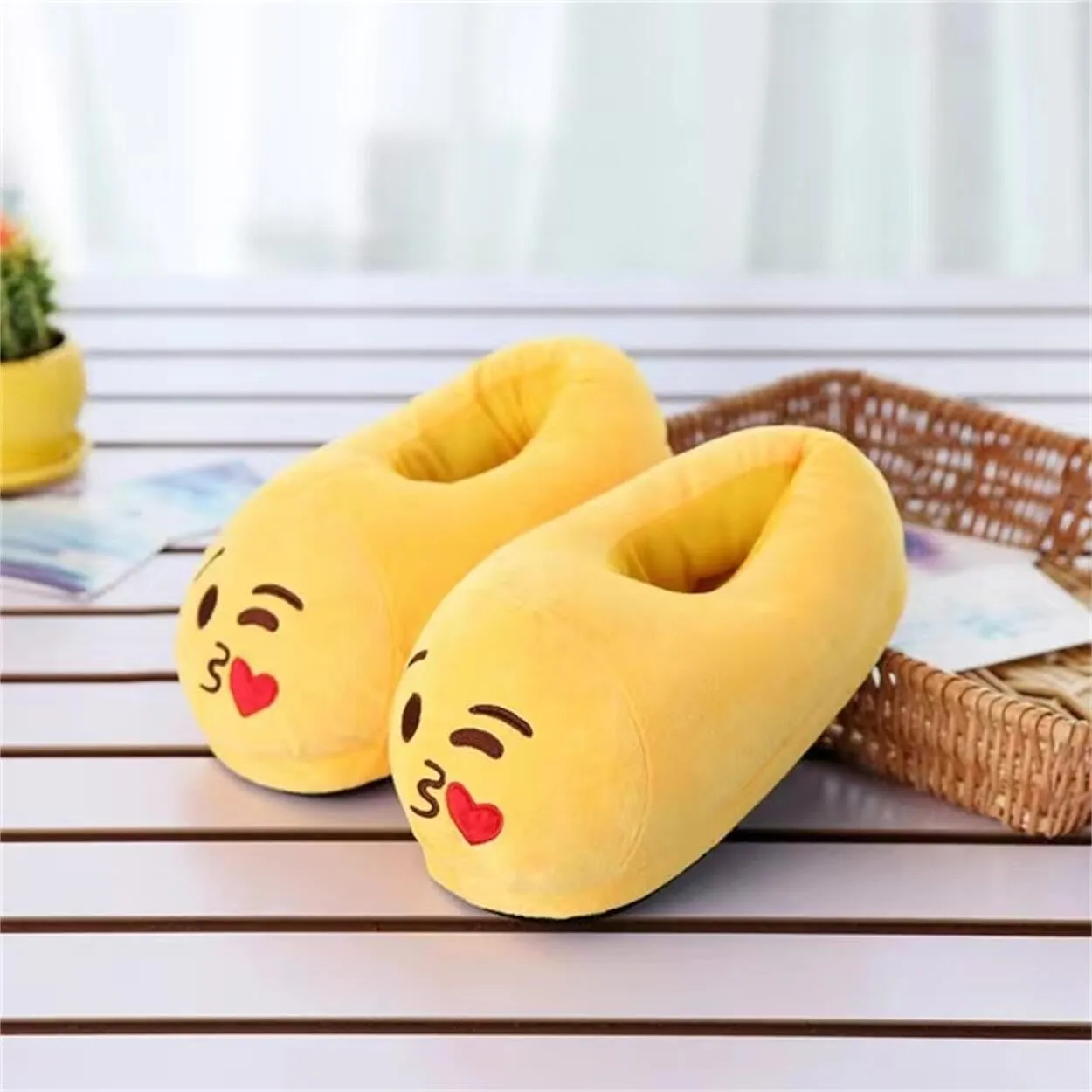 Nevka Winter Warmth with Style Cotton Slipper featuring Cute Emoji Memes Design Perfect Match for Cozy Days Non-slip Comfort
