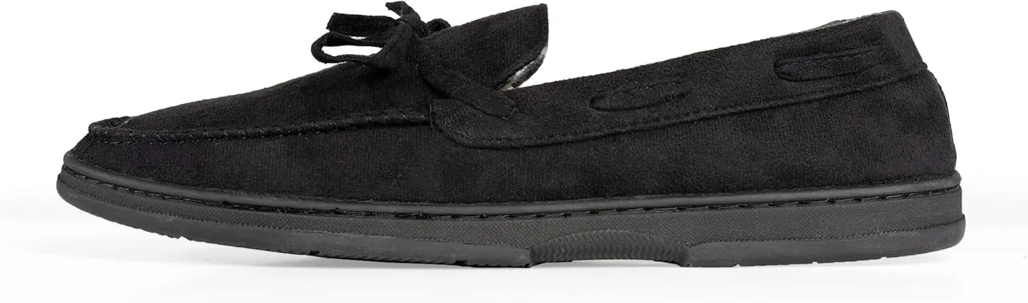 NORTY Moccasin Slippers for Men - Indoor and Outdoor Slip-On Shoes - Perfect for Lounging and Walking Around the House
