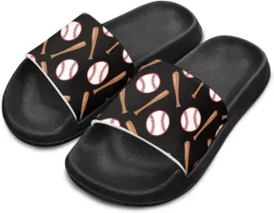 Novelty Patten Kids Cloud Slides Sandals Sports Ball Indoor House Slippers Tractor Print Shower Shoes for Boys Girls Comfort Footbed Slipper Open Toe Outdoor Sandal