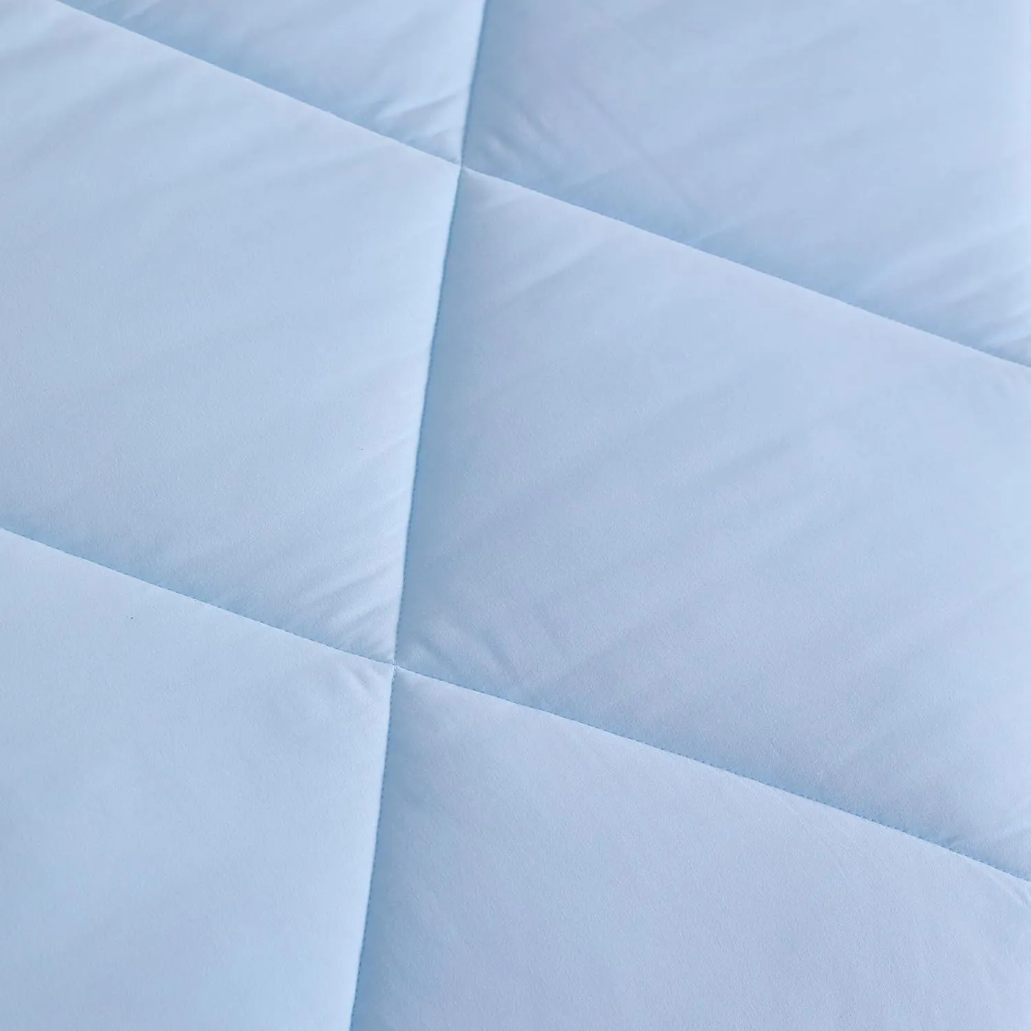 NTBAY Twin Comforter Set with Sheets, 5-Piece Soft and Breathable Bedding Set, Down Alternative Comforter Set, Solid Color All Season, Kids Bedding Set, Aqua
