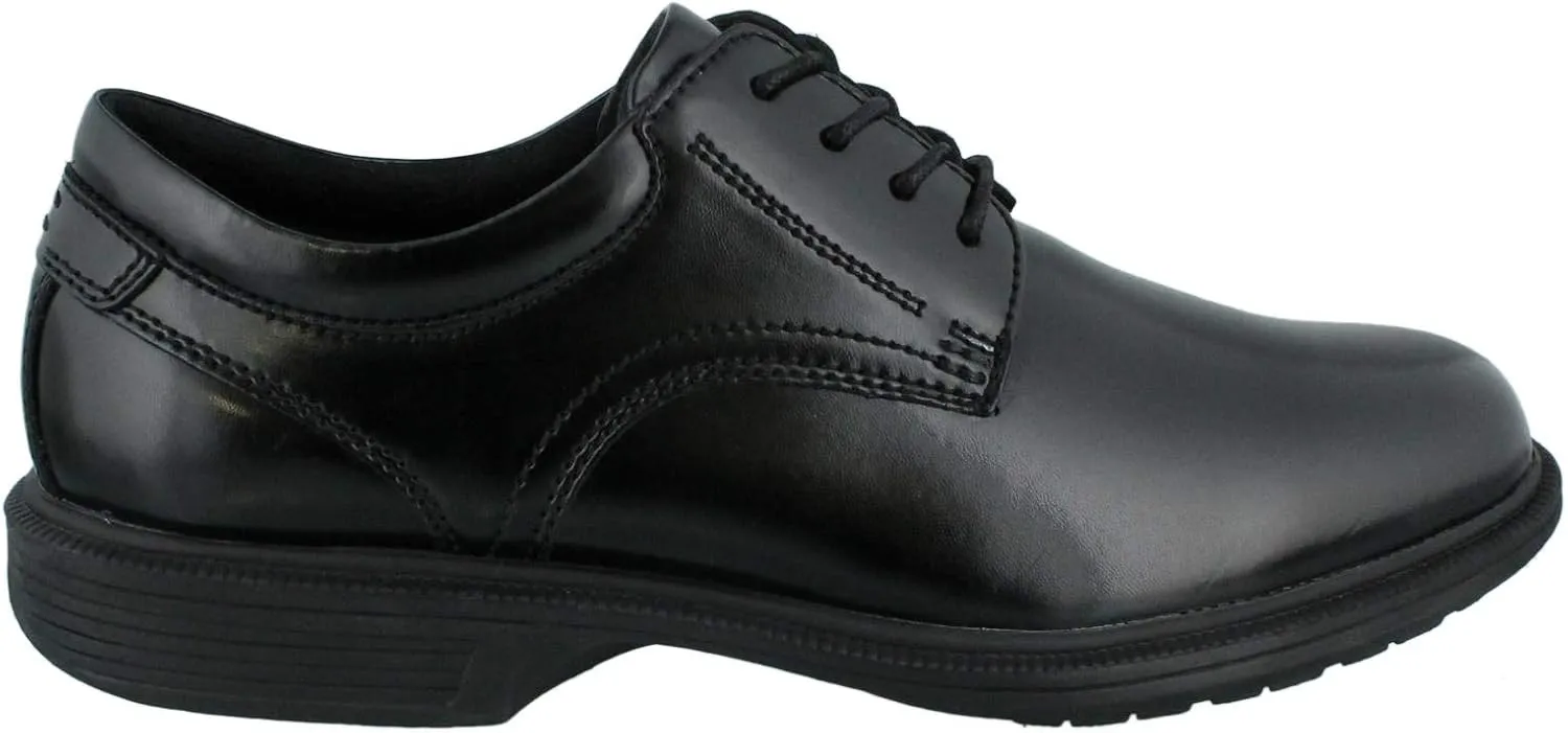 Nunn Bush Men's Baker Street Plain Toe Oxford Lace Up with Kore Slip Resistant Comfort Technology
