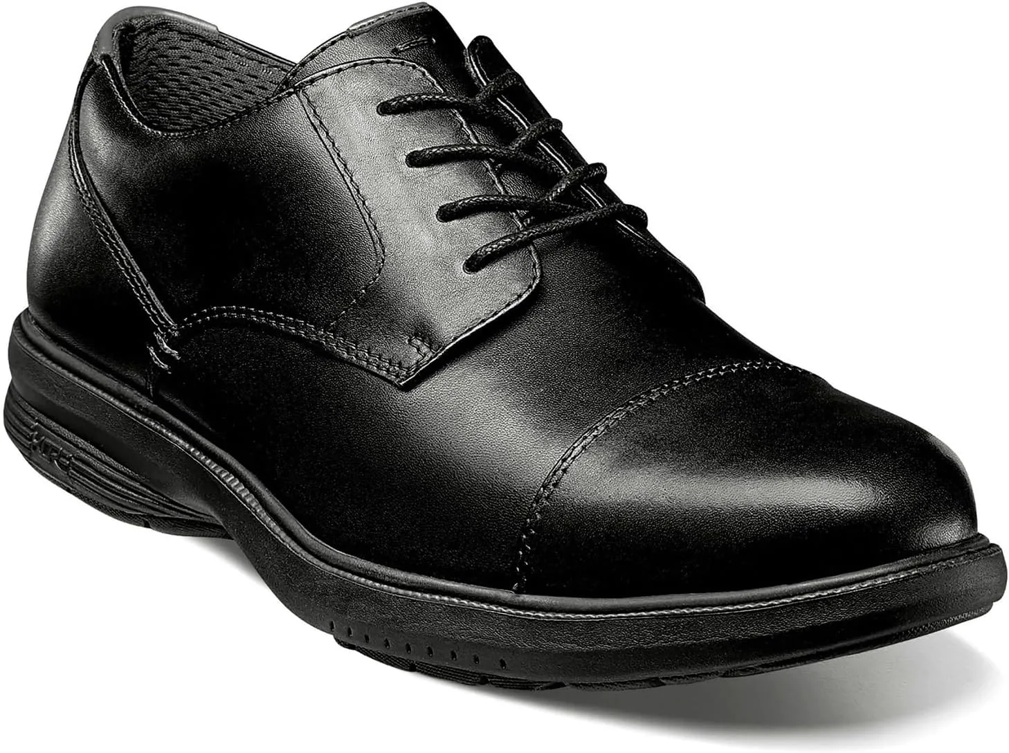 Nunn Bush Men's Melvin Street Cap Toe Oxford with Kore Slip Resistant Walking Comfort Technology