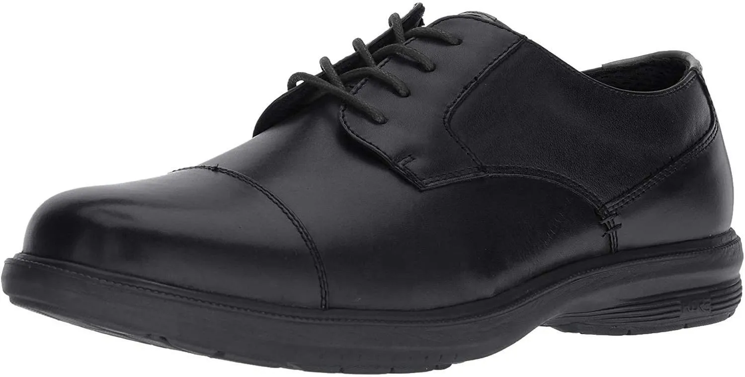 Nunn Bush Men's Melvin Street Cap Toe Oxford with Kore Slip Resistant Walking Comfort Technology