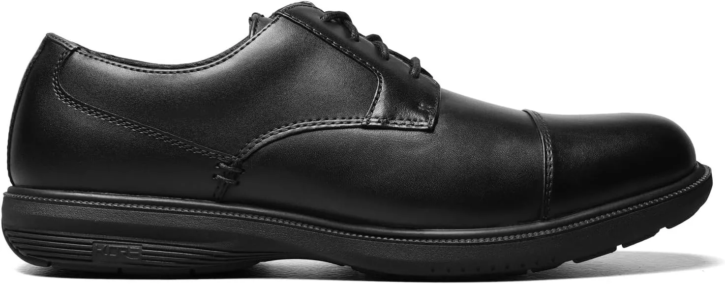 Nunn Bush Men's Melvin Street Cap Toe Oxford with Kore Slip Resistant Walking Comfort Technology