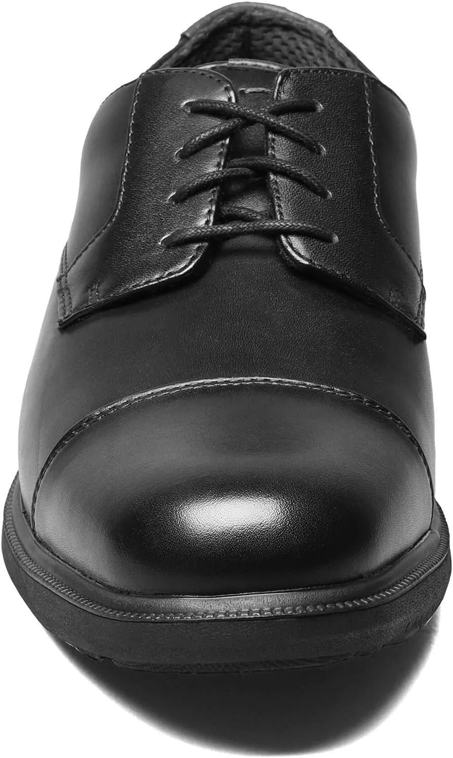Nunn Bush Men's Melvin Street Cap Toe Oxford with Kore Slip Resistant Walking Comfort Technology