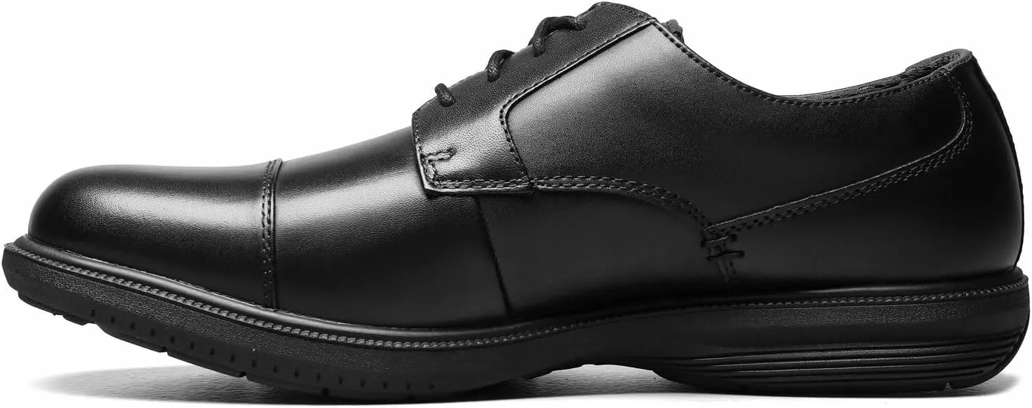 Nunn Bush Men's Melvin Street Cap Toe Oxford with Kore Slip Resistant Walking Comfort Technology