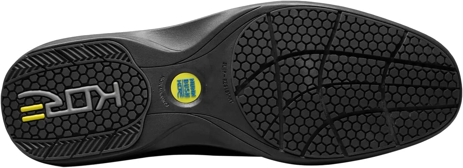 Nunn Bush Men's Pro Bicycle Toe Oxford with Kore Slip Resistant Comfort Technology