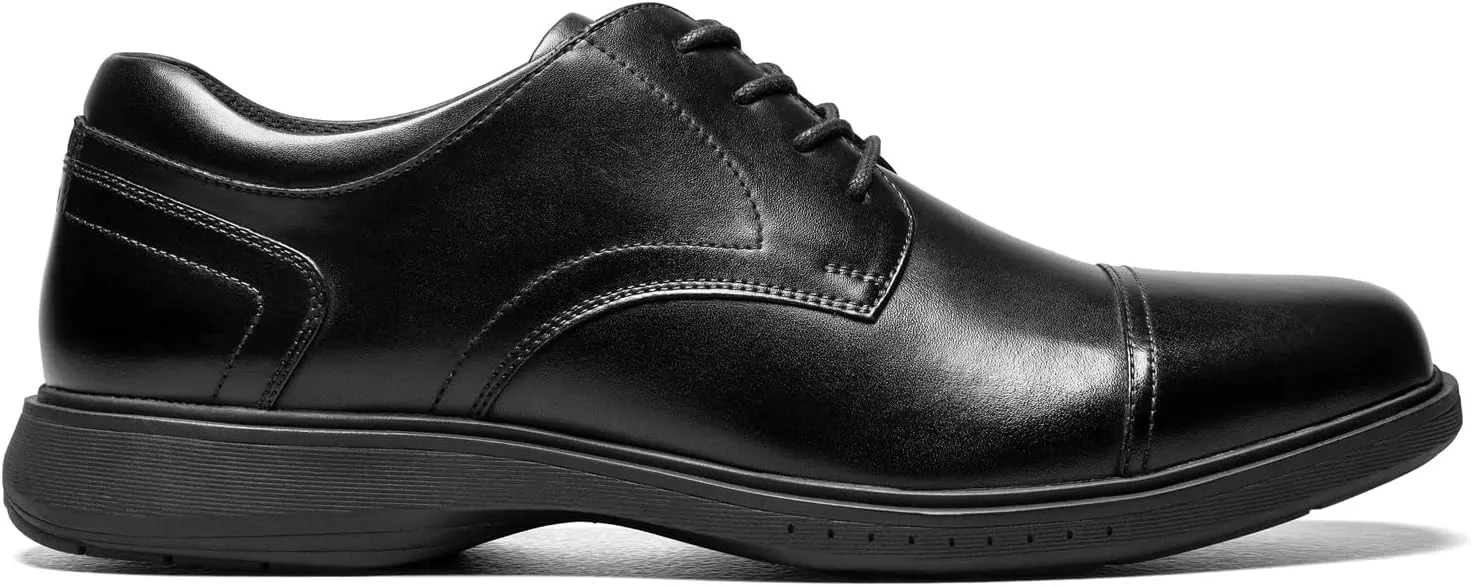 Nunn Bush Men's Pro Cap Toe Oxford with Kore Slip Resistant Comfort Technology