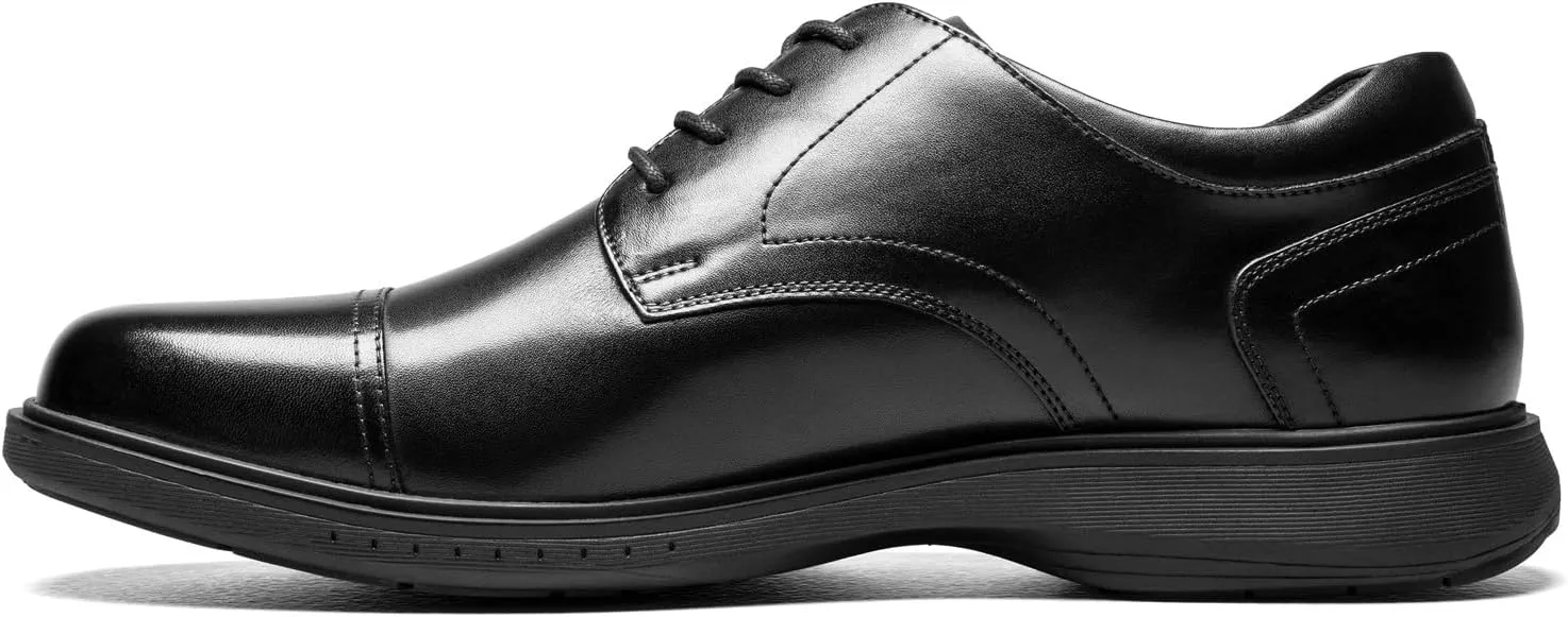Nunn Bush Men's Pro Cap Toe Oxford with Kore Slip Resistant Comfort Technology