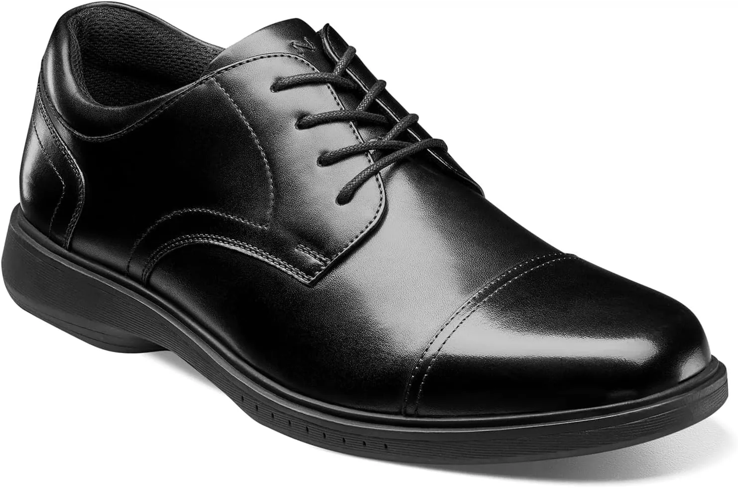 Nunn Bush Men's Pro Cap Toe Oxford with Kore Slip Resistant Comfort Technology