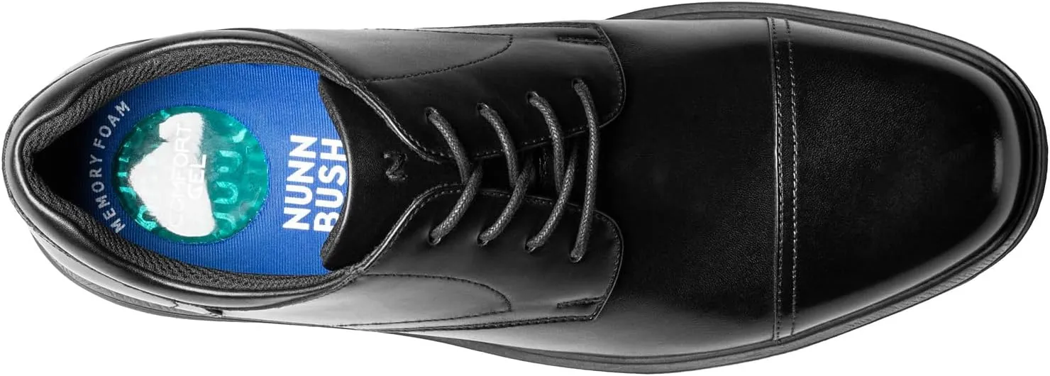 Nunn Bush Men's Pro Cap Toe Oxford with Kore Slip Resistant Comfort Technology