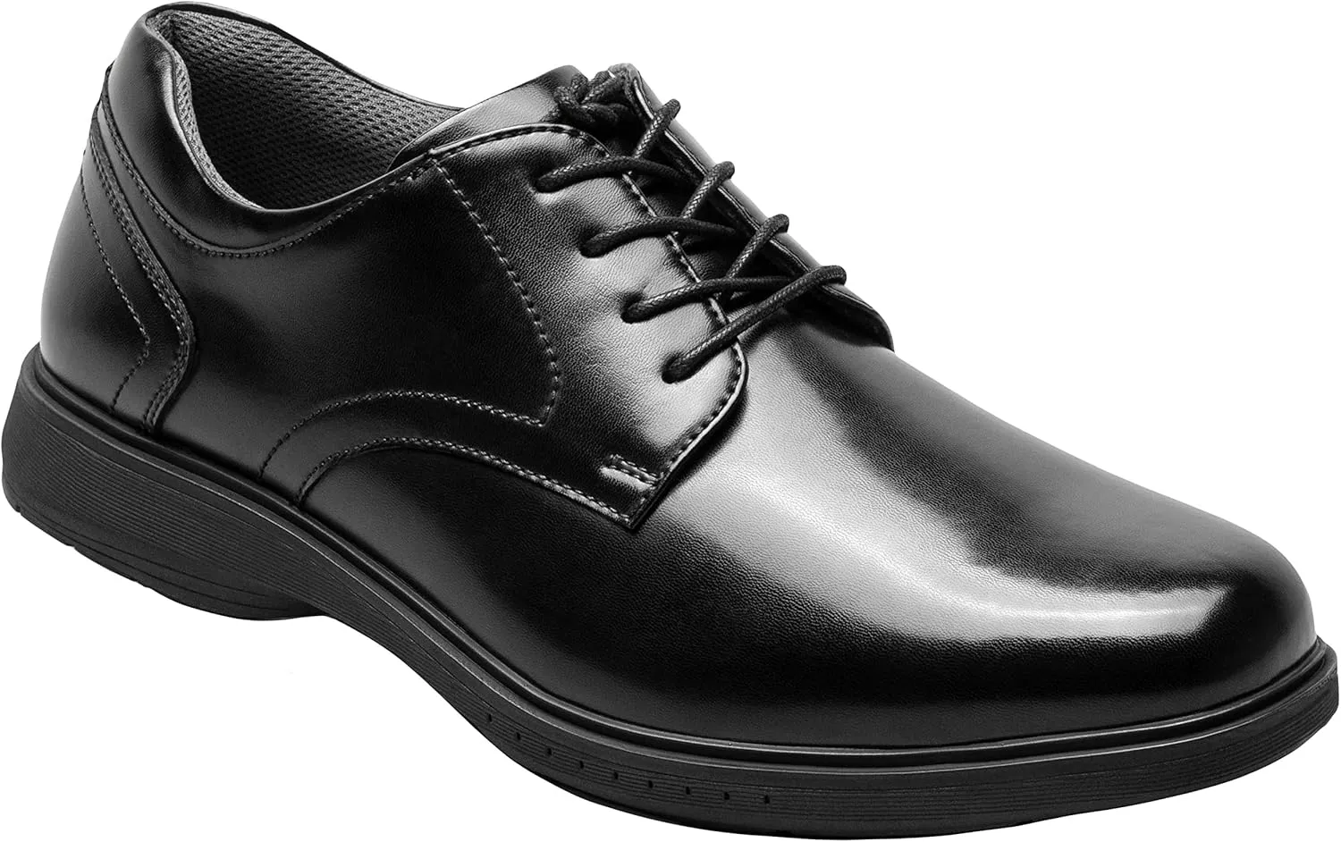 Nunn Bush Men's Pro Plain Toe Oxford with Kore Slip Resistant Comfort Technology