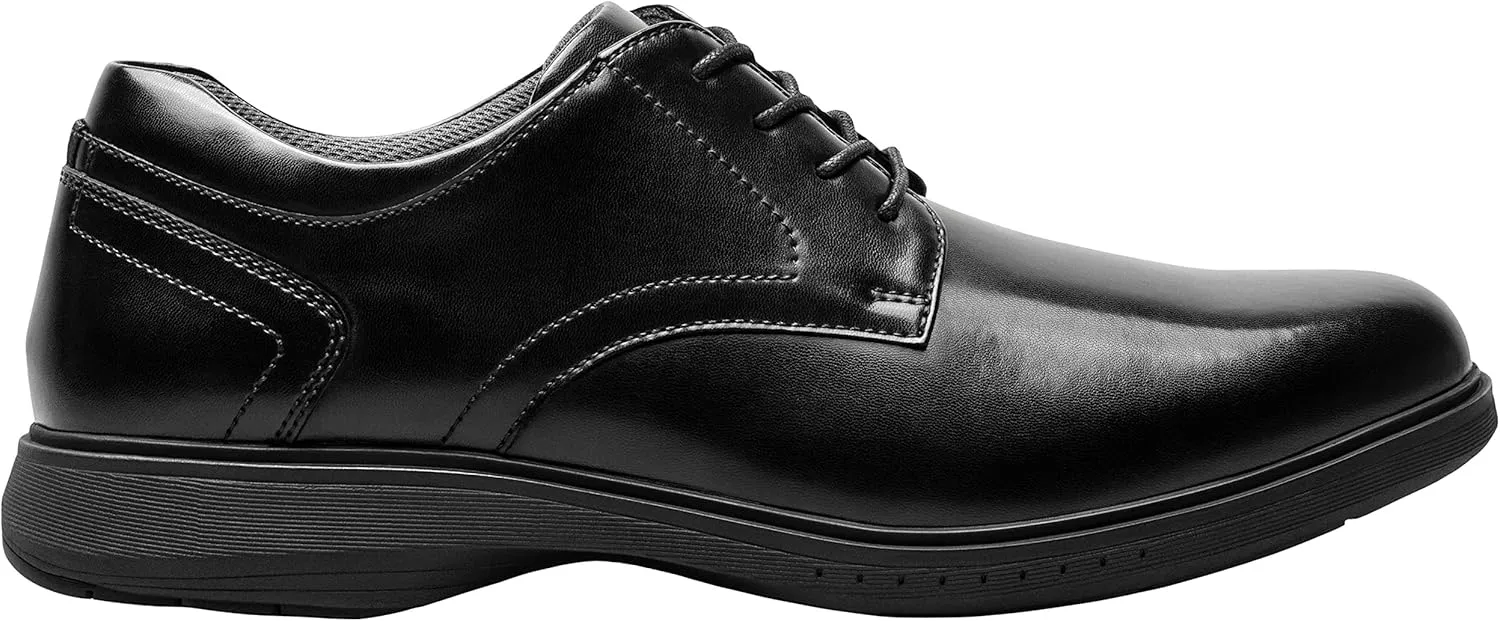 Nunn Bush Men's Pro Plain Toe Oxford with Kore Slip Resistant Comfort Technology