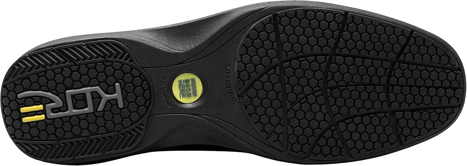 Nunn Bush Men's Pro Plain Toe Oxford with Kore Slip Resistant Comfort Technology