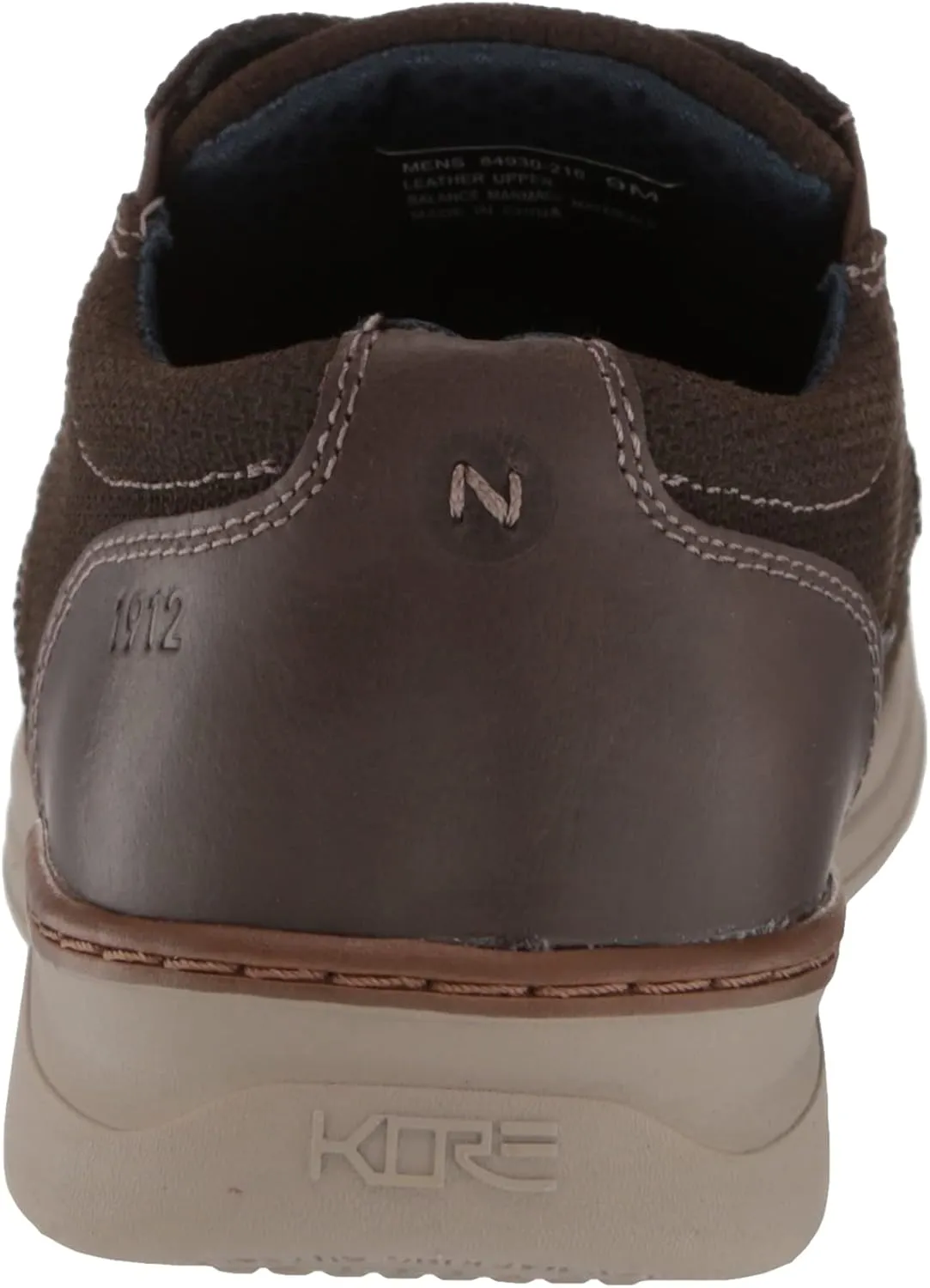 Nunn Bush Men's Tour 2.0 Plain Toe Oxford with Kore Comfort Technology