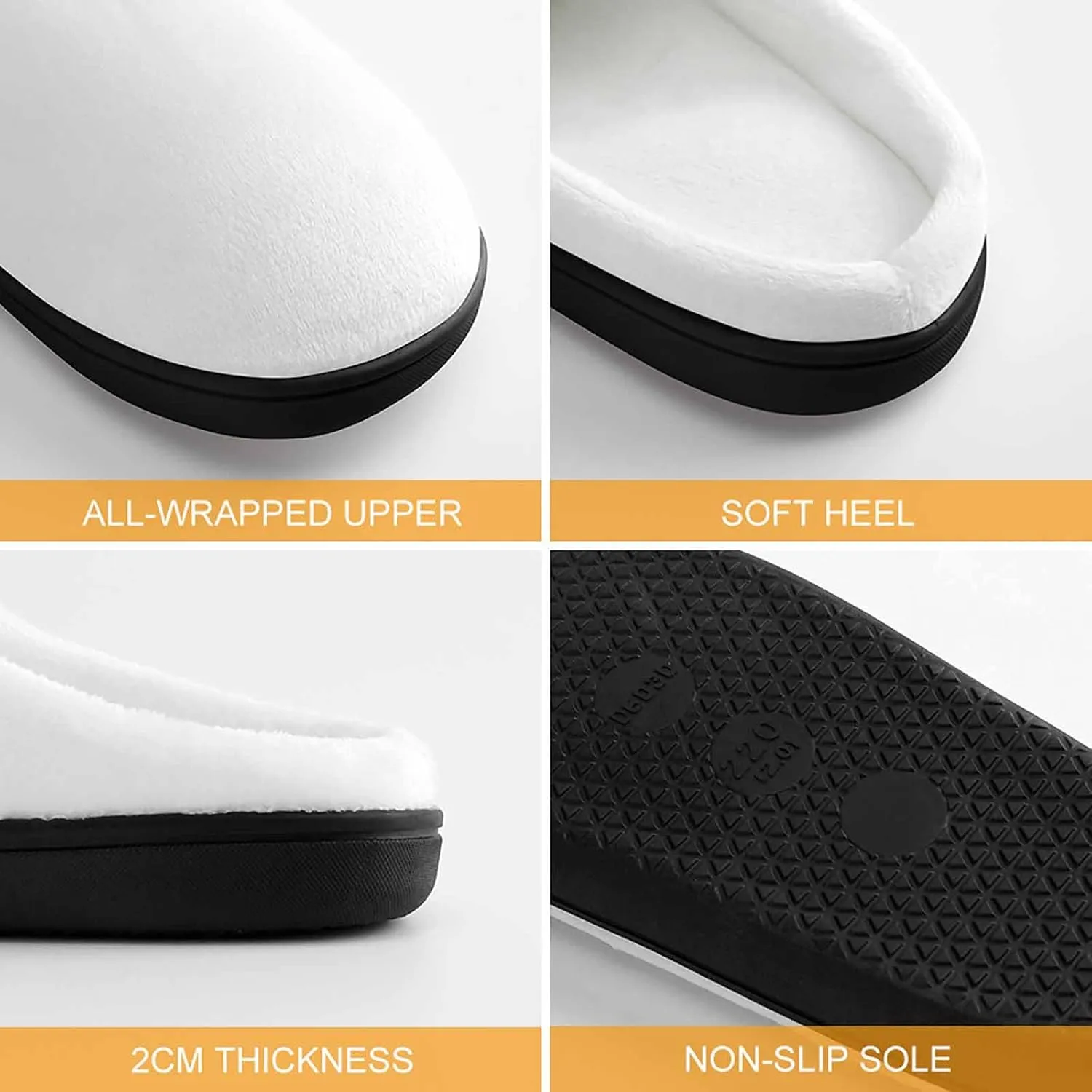 Ocean Thundering Storm Kids Slippers for Girls Boys Winter Warm Plush Slip On House Slippers for Indoor Outdoor