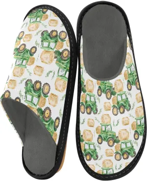 ODAWA Birthday Element Memory Foam House Shoes Slipper Woman, Cozy Washable Slip on House Shoes for Men