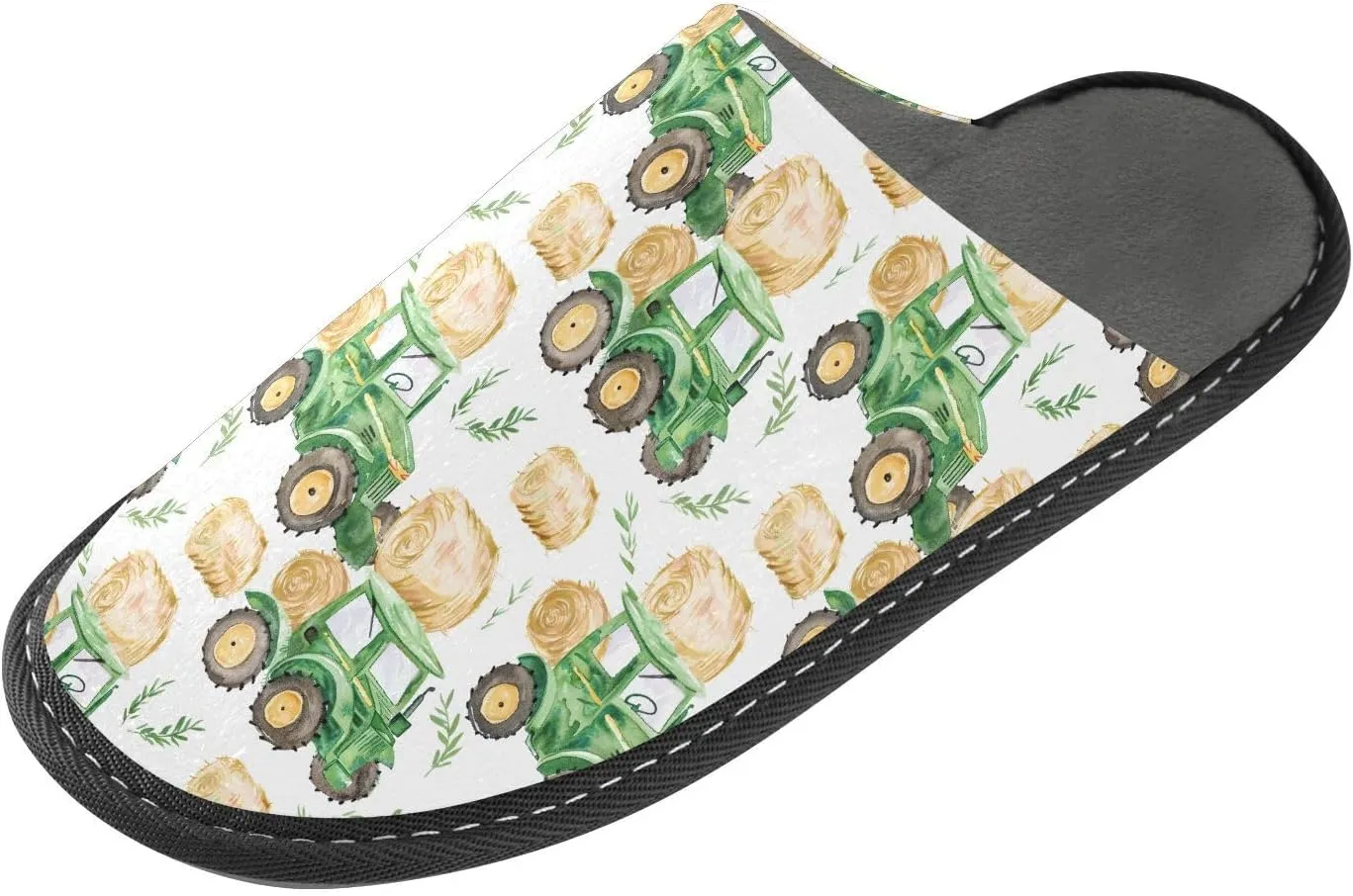 ODAWA Birthday Element Memory Foam House Shoes Slipper Woman, Cozy Washable Slip on House Shoes for Men