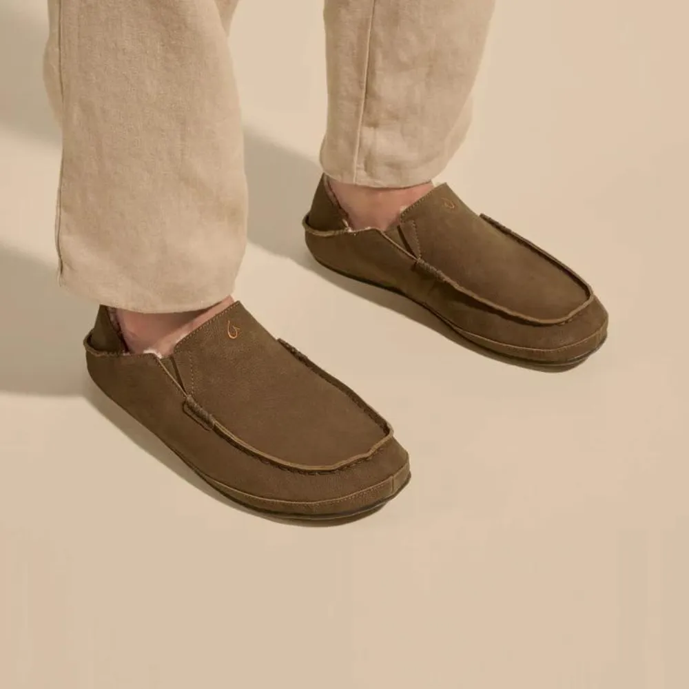 OluKai Moloā Sharkskin Kona Coffee Slipper (Men's)