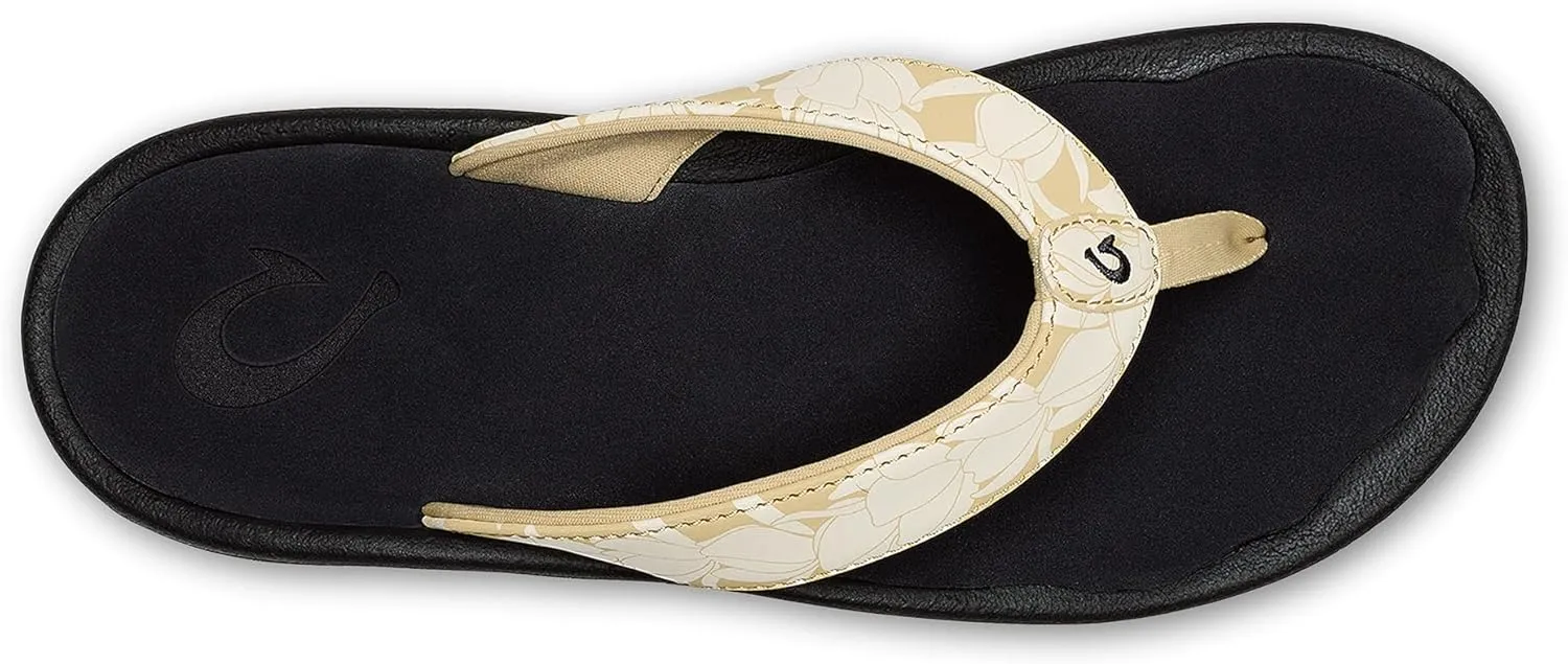 OLUKAI Ohana Women's Beach Sandals, Water Resistant Flip Flops, Arch Support & Comfort Fit, Lightweight & Durable, Enhanced Grip & Traction
