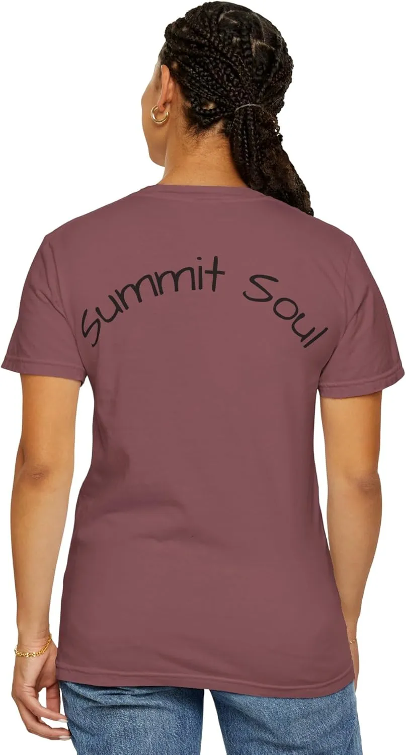 Outdoor Adventure T-Shirt Featuring 'Summit Soul' Art - Perfect for Nature Lovers, Hiking, Camping, and Everyday Wear